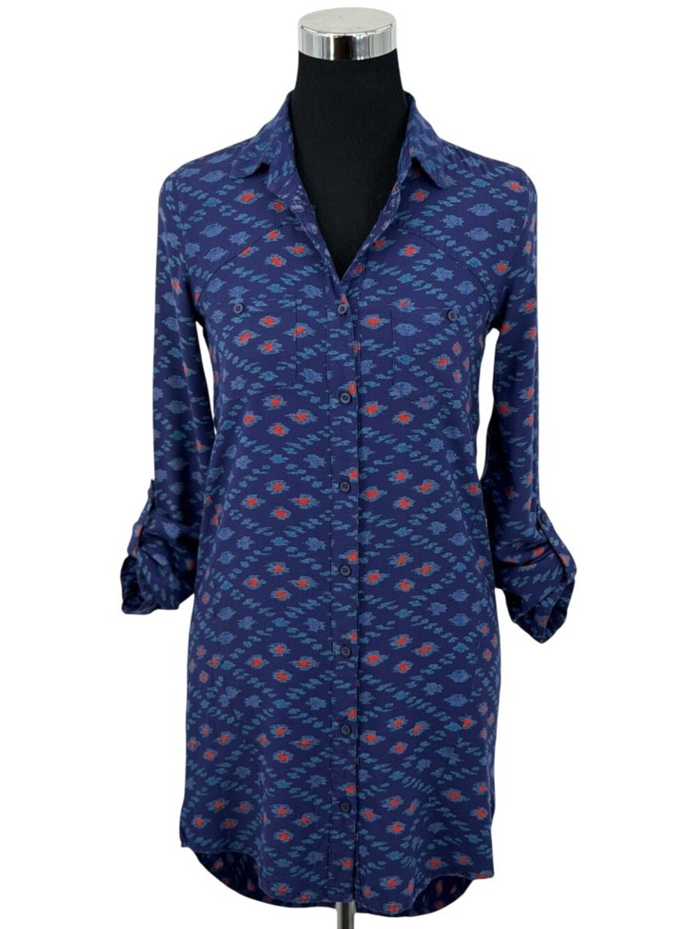 Urban Outfitters Button Front Shirt Dress S| Retro Indie Sleaze Boho Soft Grunge - Picture 5 of 15